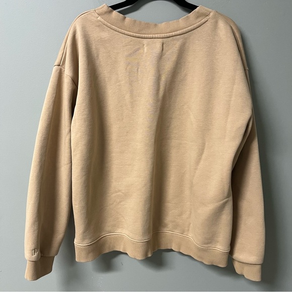 Pact Courtside Organic Cotton Fleece Lined V Neck Sweatshirt M - Picture 2 of 4